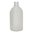 Frosted Boston 250ml Round Glass Bottle (24/410 neck)