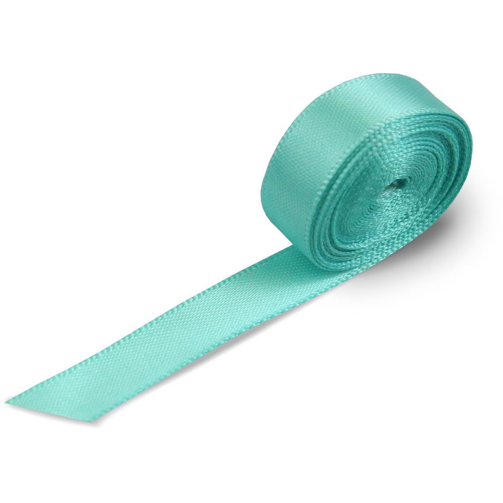 10mm Turquoise Double Sided Satin Ribbon - 323 - 50m Roll - New ...