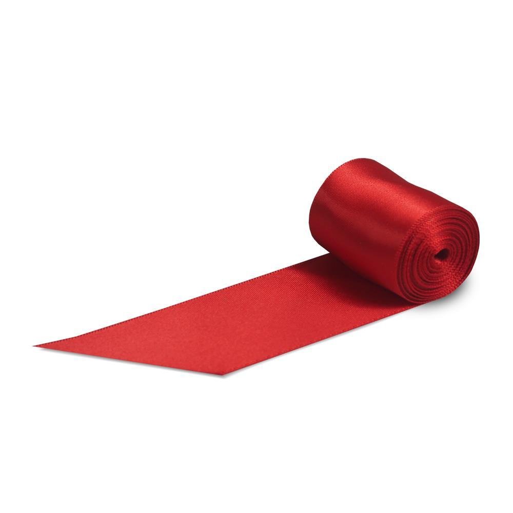 Mm Red Double Sided Satin Ribbon M Roll New Directions Australia