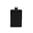 Black 100ml Rectangular Glass Bottle (18mm neck)