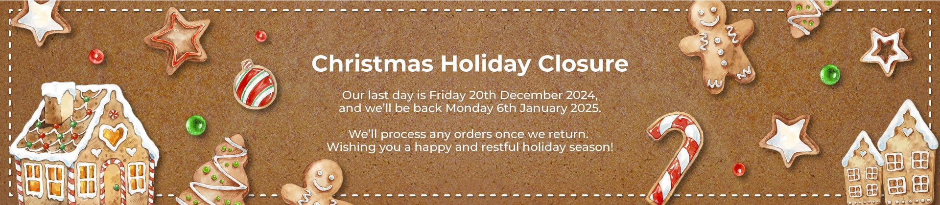 Christmas Holiday Closure