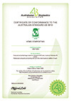 Certificate of Conformance ABAP 20041 Home Compostable Plastics